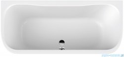 Sanplast Luxo WSP-kpl/LUXO Wanna przyścienna 80x180 cm + stelaż 610-370-0280-01-000