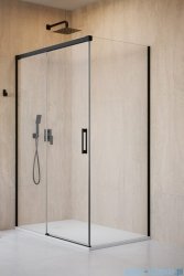 Radaway Idea Black 8 Kdj kabina 100x100cm lewa czarny mat/szkło przejrzyste 10340520-54-01L/10350453-01-01/10360100-01-01R