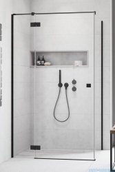 Radaway Essenza Black Kdj kabina 100x75cm lewa szkło przejrzyste 1385040-54-01L/1384049-01-01