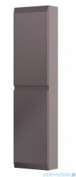 Oristo Brylant szafka boczna wysoka ryflowana 40x160x17cm mokka mat OR36-SB2D-40-21R