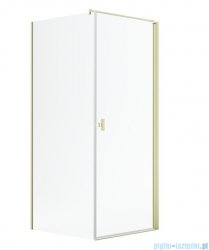 Radaway Nes 6 Kdj I Brushed Light Gold kabina 80x80cm prawa szczotkowane jasne złoto 10022080-98-01R/10039080-01-01