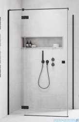 Radaway Essenza 8 Black Kdj kabina 90x90cm lewa czarny mat/szkło przejrzyste 10480612-01-01L/10470237-54-01L/10113090-01-01