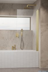 Radaway Nes Pnj Brushed Gold parawan nawannowy 80cm prawy szczotkowane złoto 10011080-99-01R