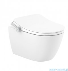 Roca Ona toaleta myjąca podwieszana In-Wash® In-Tank® RIMLESS z deską myjącą oraz  z podgrzewanym siedziskiem A80315FS01
