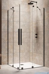 Radaway Furo Black KDD kabina 100x100cm szkło przejrzyste 10105100-54-01L/10105100-54-01R