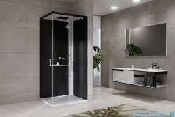 Novellini Glax 2 2.0 kabina z hydromasażem 90x90 prawa biała G22GF99DM1-1UH