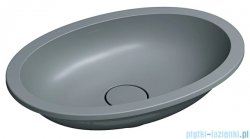 Omnires Shell M+ umywalka podblatowa 48x31 cm ash grey mat SHELL480UPAG