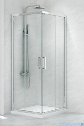 New Trendy New Praktic Kabina prysznicowa kwadratowa z drzwiami przesuwnymi 90x90x195 przejrzyste K-0466