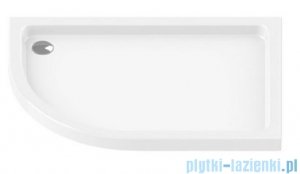 New Trendy Maxima Ultra brodzik asymetryczny posadzkowy na podstawie styropianowej prawy 120x85 B-0239/P