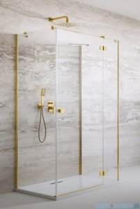 Radaway Essenza Gold Kdj+S kabina 100x100x100cm prawa złoty połysk szkło przejrzyste 1384052-01-01/1385022-09-01R/1384052-01-01