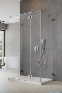 Radaway Essenza Pro Brushed Nickel Kdj+S kabina 90x110x90cm prawa szczotkowany nikiel 10097311-91-01R/10098090-01-01/10098090-01-01