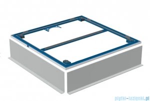 Geberit Rama instalacyjna do prysznica bezbrodzikowego Setaplano 100x80cm 154.462.00.1