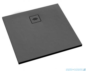 Schedpol Schedline Protos Grey Stone brodzik kwadratowy 80x80x3,5cm 3SP.P2K-8080/S/ST-M1/S/ST
