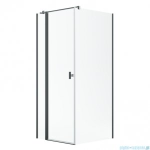 Radaway Nes Kdj II Brushed GunMetal kabina 110x70cm lewa szczotkowany grafit 10032110-92-01L/10039070-01-01