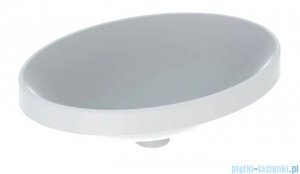 Geberit VariForm Umywalka owalna wpuszczana w blat bez przelewu 55x40cm KeraTect 500.718.00.2