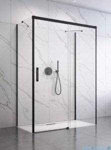 Radaway Idea Black Kdj+s kabina prysznicowa 80x130x80 prawa czarny mat/szkło przejrzyste 10116130-54-01R/387051-54-01L/10117080-01-01