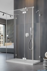 Radaway Essenza Pro White Kdj+S kabina 80x110x80cm prawa biały mat/szkło przejrzyste 10097311-04-01R/10098080-01-01/10098080-01-01
