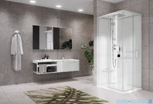 Novellini Glax 2 2.0 kabina z hydromasażem hydro plus 90x70 lewa total biała G22A9079SM1L-1UU