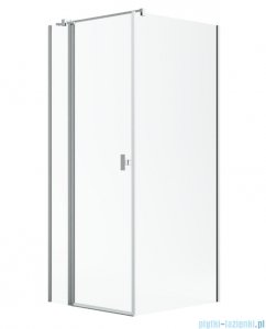 Radaway Nes Kdj II Brushed Nickel kabina 80x70cm lewa szczotkowany nikiel 10032080-91-01L/10039070-01-01