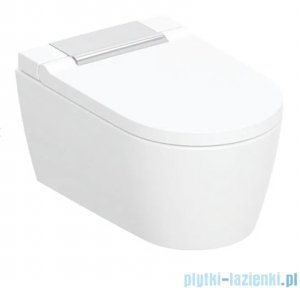 Geberit urządzenie WC z funkcją higieny intymnej AquaClean Sela, wisząca miska WC biała/chrom 146222211