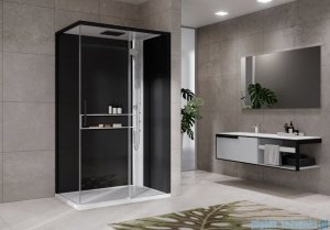 Novellini Glax 2 2.0 kabina z hydromasażem 120x90 prawa biała G222P290DT1-1UH