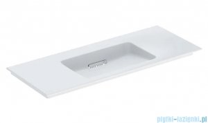 Geberit One CleanDrain Umywalka prostokątna 119x48cm KeraTect 505.016.00.1