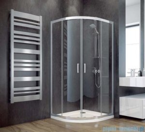 Besco Modern kabina półokrągła 90x90x185cm mrożone MP-90-185-M