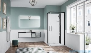 Novellini Glax 1 2.0 kabina standard 80x80 czarna G21A89T-1HH