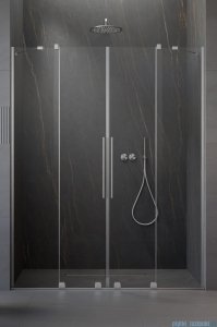 Radaway Furo Brushed Nickel DWD drzwi prysznicowe 150cm szczotkowany nikiel 10108413-91-01/10111367-01-01