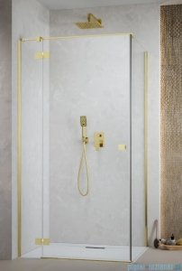 Radaway Essenza Kdj Gold kabina 90x100cm lewa szkło przejrzyste 1385044-09-01L/1384052-01-01