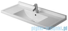 Duravit Starck 3 umywalka meblowa z przelewem i z otworem na baterię 850x485 030480 00 00