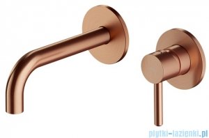 Omnires Y bateria umywalkowa element natynkowy miedź szczotkowana Y1215HROCPB