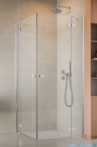 Radaway Fuenta Kdd kabina 100x100cm chrom połysk szkło przejrzyste 1384062-01-01L/1384062-01-01R