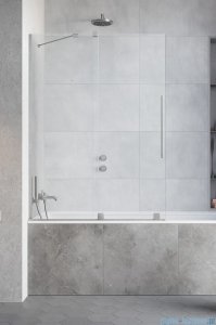 Radaway Furo Brushed Nickel PND II parawan nawannowy 160cm lewy szczotkowany nikiel 10109838-91-01L/10112794-01-01