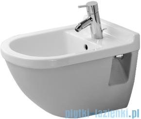 Duravit Starck 3 bidet wiszący compact z przelewem z otworem na baterię 360x475 223115 00 00