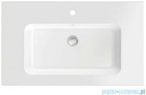 Massi Eno umywalka wpuszczana w blat 70x50 cm biały mat MSUK-E705