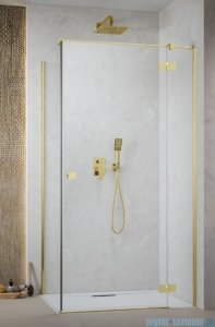 Radaway Essenza 8 Gold Kdj kabina 120x80cm prawa złoty połysk/szkło przejrzyste 10480812-01-01R/10470337-09-01R/10113080-01-01