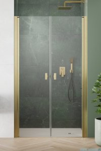Radaway Nes DWD I Brushed Gold drzwi wnękowe 100cm szczotkowane złoto 10027100-99-01