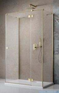 Radaway Essenza Brushed Gold Kdj+S kabina 100x90x100cm prawa szczotkowane złoto 1384052-01-01/1385020-99-01R/1384052-01-01