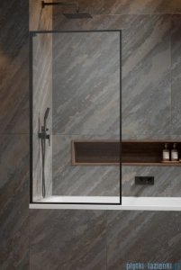 Radaway Modo F SL Brushed GunMetal PNJ II parawan nawannowy 90cm lewy szczotkowany grafit/przejrzyste 10406090-92-01L
