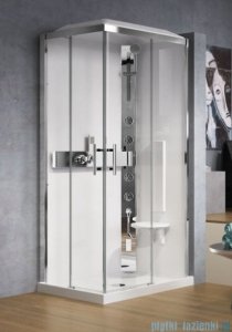 Novellini Glax 3 kabina standard 90x70 prawa srebrny GL3A7090DT-1B