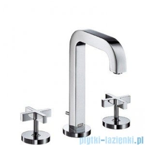 Hansgrohe Axor Citterio 3-otworowa bateria umywalkowa z uchwytami krzyżowymi bez płytki 39133000