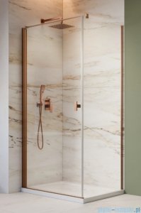 Radaway Nes Kdj I Brushed Copper kabina 100x100cm lewa szczotkowana miedź 10022100-93-01L/10039100-01-01