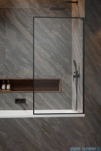 Radaway Modo F SL Brushed GunMetal PNJ II parawan nawannowy 80cm prawy szczotkowany grafit/przejrzyste 10406080-92-01R