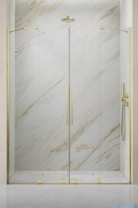 Radaway Furo Brushed Gold DWD drzwi prysznicowe 180cm szczotkowane złoto 10108488-99-01/10111442-01-01