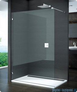 SanSwiss Pur PDT4 kabina Walk-in 100-160cm profil chrom szkło Durlux 200 Lewa PDT4GSM41022
