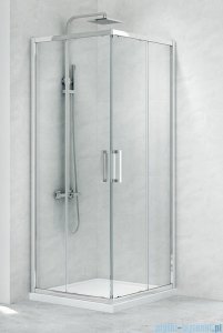 New Trendy New Praktic Kabina prysznicowa kwadratowa z drzwiami przesuwnymi 90x90x195 przejrzyste K-0466