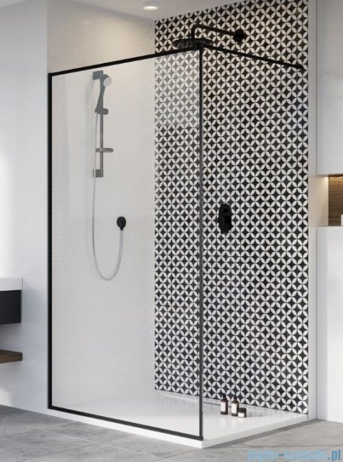 Radaway Modo New Black II 130x200 Frame kabina Walk-in 389134-54-56 industrialny, loft
