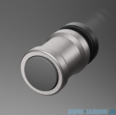 Radaway Nes Brushed Nickel DWSB drzwi wnękowe 120cm W2 prawe szczotkowany nikiel szkło przejrzyste 10044850-91-01R/10045350-01-01