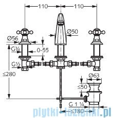 Kludi Adlon Bateria umywalkowa DN 15 chrom 510430520